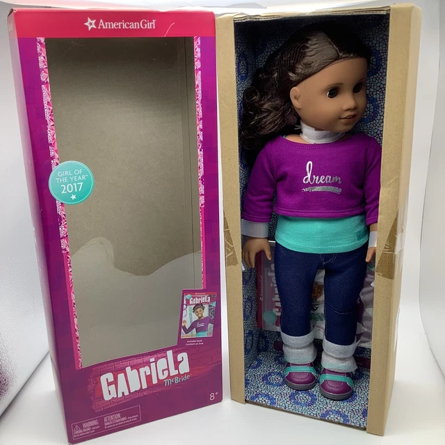 American Girl Doll Gabriela McBride 18” Girl Of The Year Doll 2017 New In Box