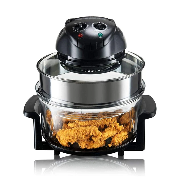 Convection Countertop Toaster Oven - Healthy Kitchen Glass Air Fryer Roaster O