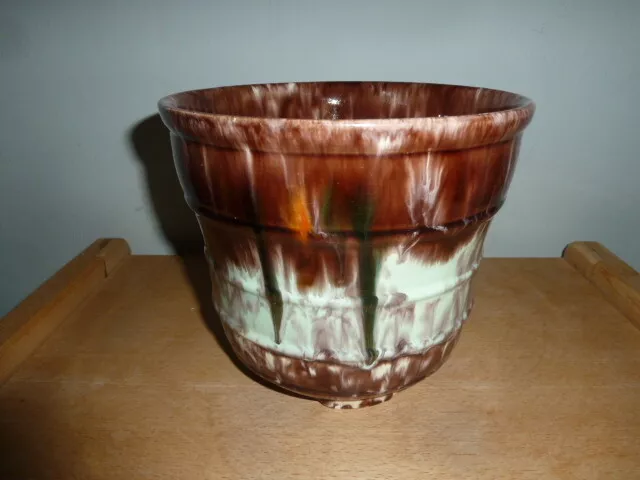 Art Deco Keramik Übertopf Blumentopf Planter Cachepot WGP flower pot