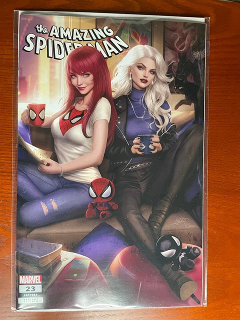 Amazing Spider-Man 23 NM 9.4 Bag and Board Gemini Mailer Diaz Cover