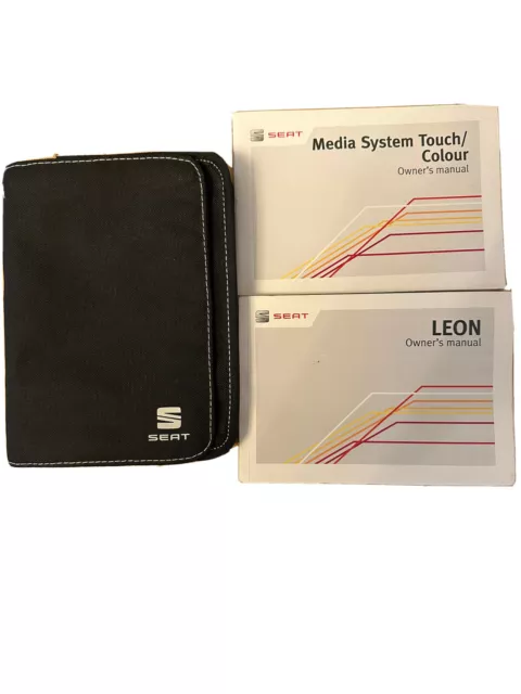 Genuine Seat Leon Handbook Owners Manual  + Wallet 2012-2015