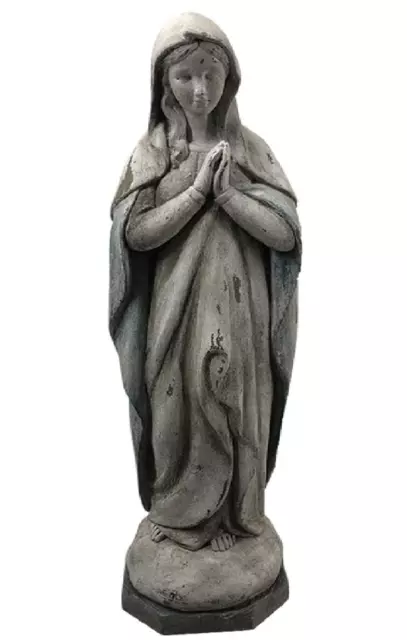 Comfy Hour Mindful and Sacred Collection 14" Resin Religious Praying Virgin Mary
