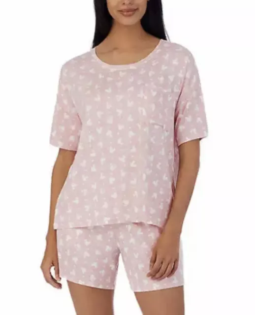 NWT Disney Ladies 2pc. Short Pajama Set~Mickey Mouse~w/pocket sz- S, L ,XXL Pink