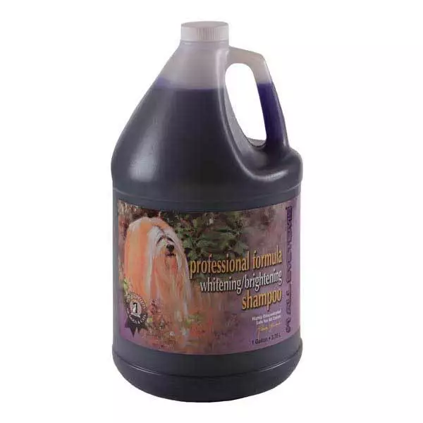 Professional Dog Cat Grooming Shampoo Concentrate Gallon Whitening Coat Formula