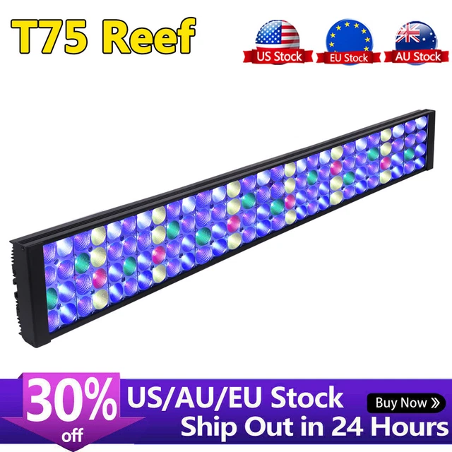 PopBloom Reef Led Aquarium Light Full Spectrum for Marine Reef Coral Fish Tank