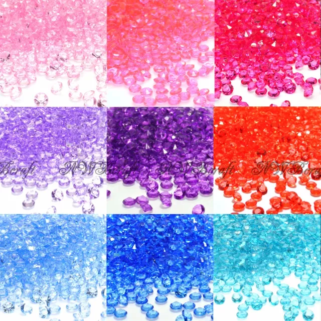 5500 Mixing Wedding Decoration Scatter Crystals Table Diamonds Acrylic Confetti
