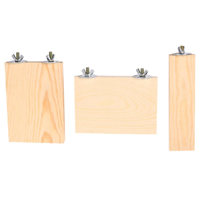 3 Pcs Sitzstangen Für Vogelkäfige Papagei Stehbrett Sittich Vögel