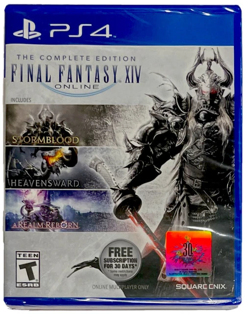 Final Fantasy XIV Online Complete Edition PS4 Stormblood+Heavensward+Realm *NEW*