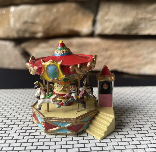J Carlton by Gault French Miniature Figurine Vintage Paris Carousel.