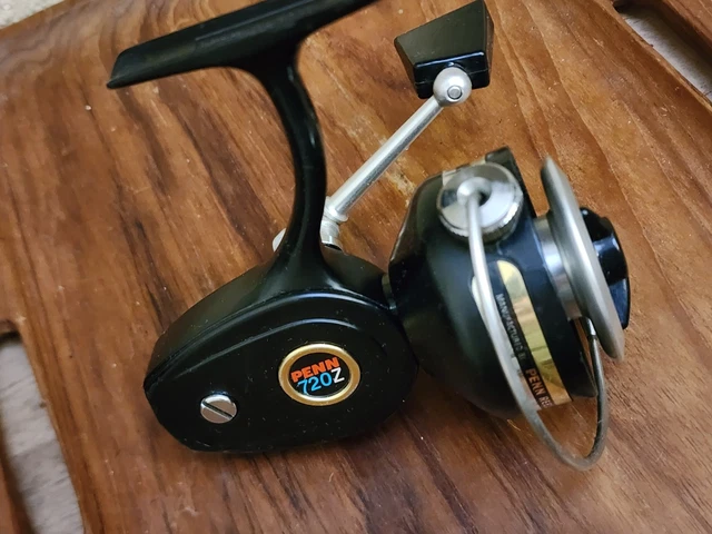 penn 720z spinning reel Vintage 710z This Vintage Penn 710Z spinning reel is a beautifully preserved example of American craftsmanship Picked up an old Penn