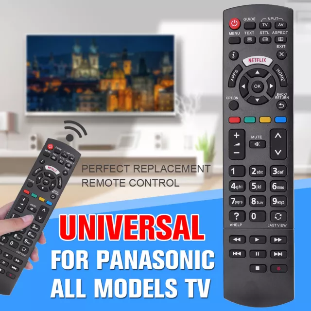 TV Remote Control  Replacement  For Panasonic TV Universal TV Controller - New