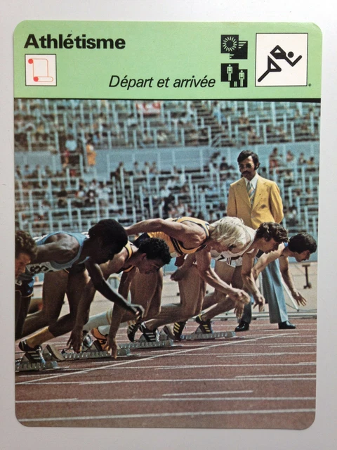 Carte Editions Rencontre 1979 - Athlétisme : Pietro Mennea / Courses
