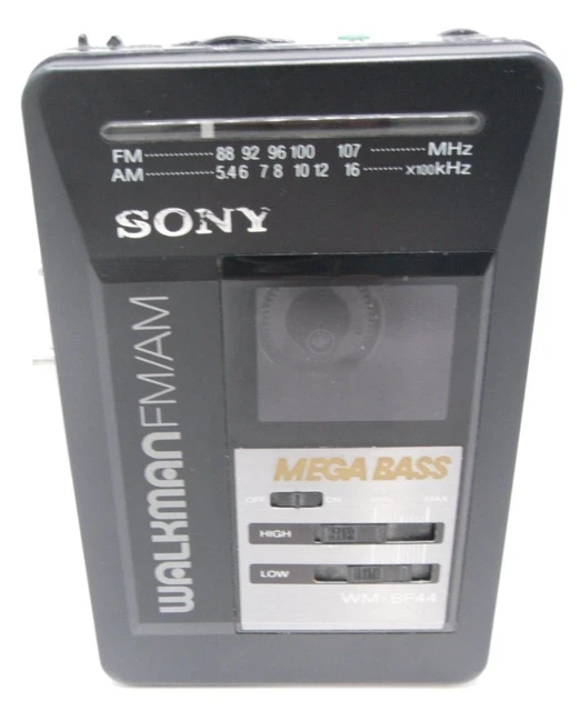 Sony Walkman SAF-M80 - Radio FM/AM Mega Bass - Vintage Gris - Occasion