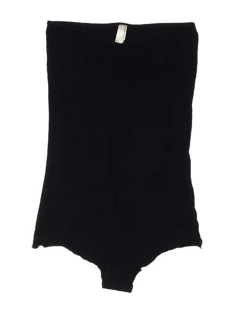 American Apparel Women Black Bodysuit M