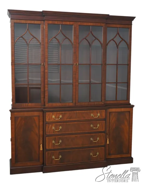 63066EC: HENKEL HARRIS Mahogany Model 2372 Breakfront China Cabinet