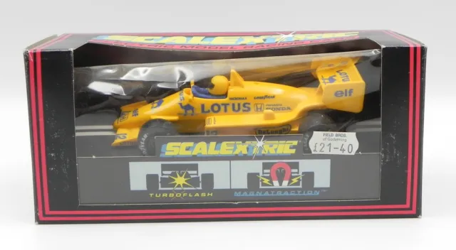 Scalextric Lotus Honda Turbo 99T F1 Ayrton Senna slot car 1:32 C434 MIB