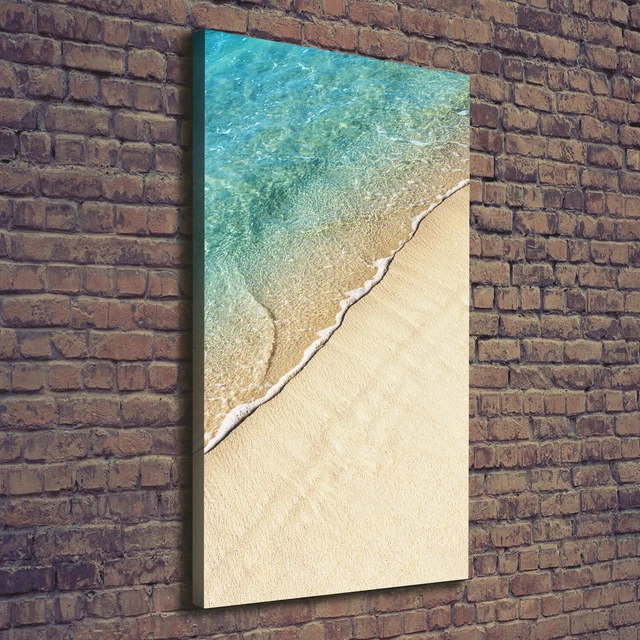 Tableau Sur Toile Tulup – Vagues Abstraites – 100x50 Cm – Moderne, Couleurs Or