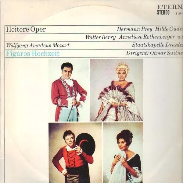 LP Mozart Heitere Oper - Figaros Hochzeit (Otmar Suitner) ETERNA BLACK / STEREO