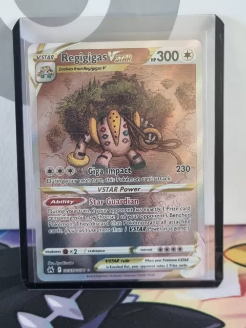 Pokémon TCG Regigigas VSTAR Crown Zenith Galarian Gallery GG55 Rare