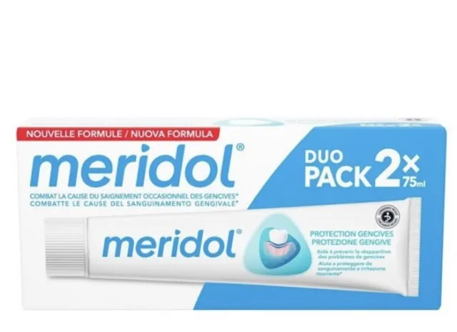 *Lot de 2*  Dentifrice protection gencives Meridol (75ml x 2)