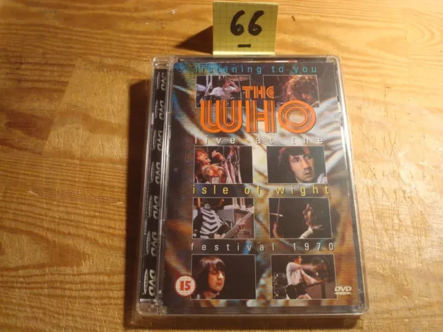 DVD : The Who Live at the Isle of Wight Festival 1970 - Listening to You //