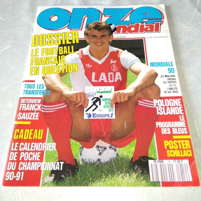 MAGAZINE VINTAGE FOOTBALL – ONZE MONDIAL - # 151 – août 2001 – Zidane EUR 9,90 - FR
