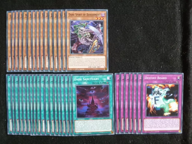 Yu-Gi-Oh 40 Card Spirit Message / Destiny Board Deck  *Ready To Play*
