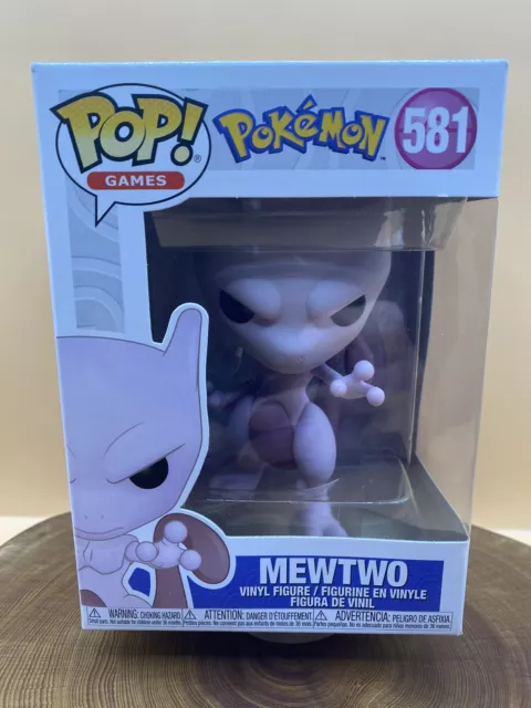 Funko Pop! Games Pokemon Mewtwo (Flocked) Summer Convention Exclusive  Figure #581 - US