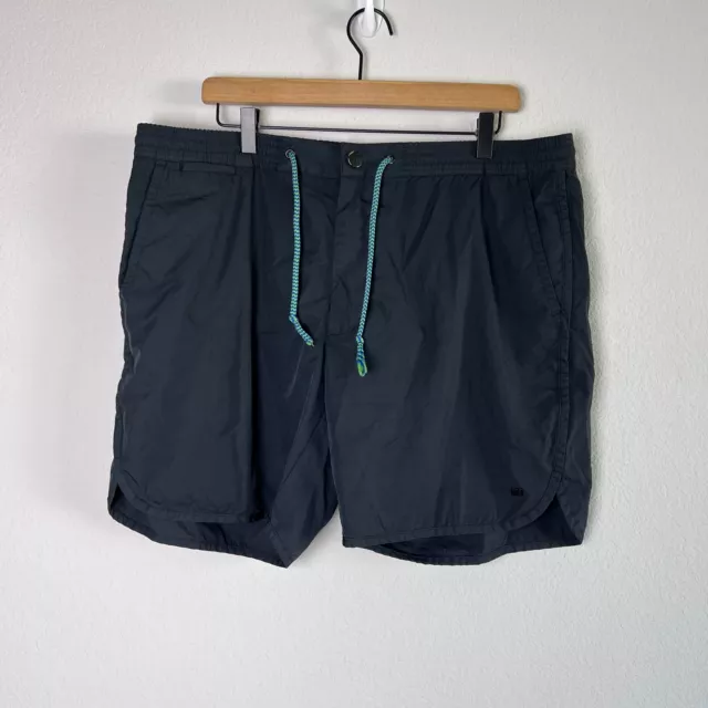 Marc by Marc Jacobs Swim Trunks Mens Size XL Black Lined Pockets Drawstring