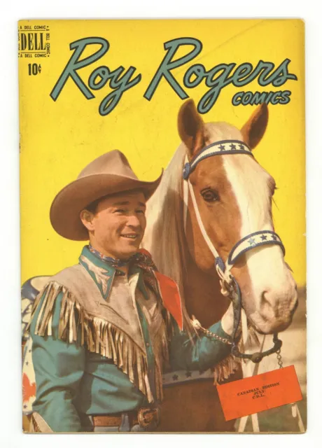 ROY ROGERS COMICS #30 GD/VG 3.0 1950 édition canadienne basse qualité ...