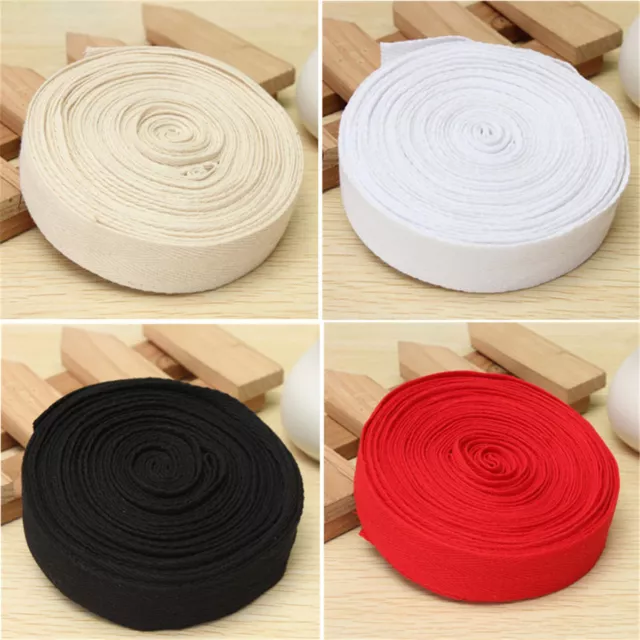 5 Metres Cotton Webbing Herringbone Twill Tape Strap 25mm DIY Apron Bunting