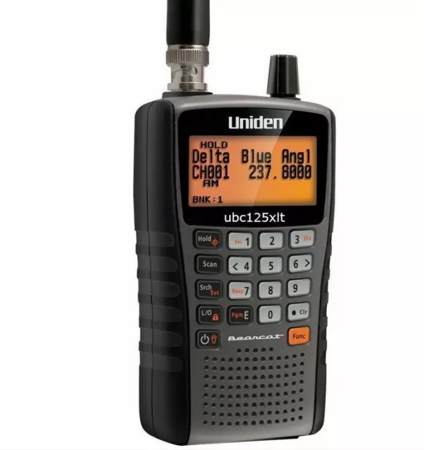 SCANNER HANDHELD Uniden UBC-125XLT 25-960MHz AIRBAND MARINE AMATEUR CB PMR