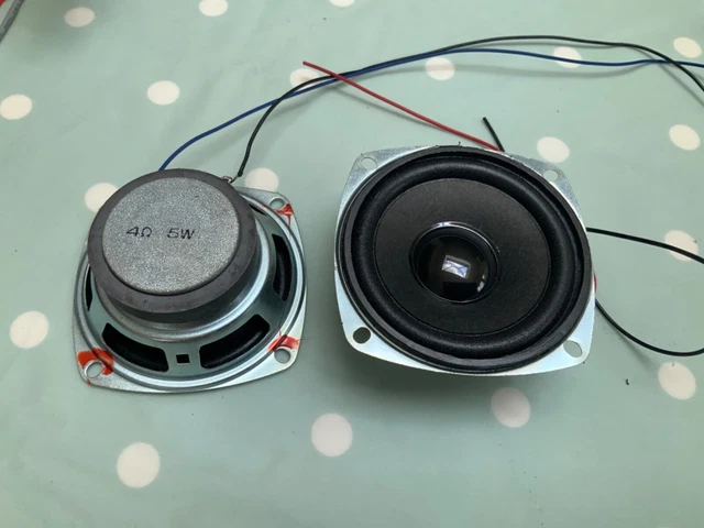 Altoparlante Full Range 5W 4 Ohm - 3 Pollici (77mm) - Wired, Per Fai-da-te E Riparazioni