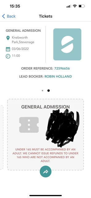 Liam Gallagher Knebworth X 2 Tickets Friday June 3 22