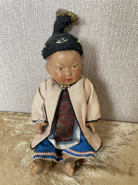 Rare Poupée Ancienne Colinette Petit Colin - Celluloïd 30 Cm - Petitcollin France