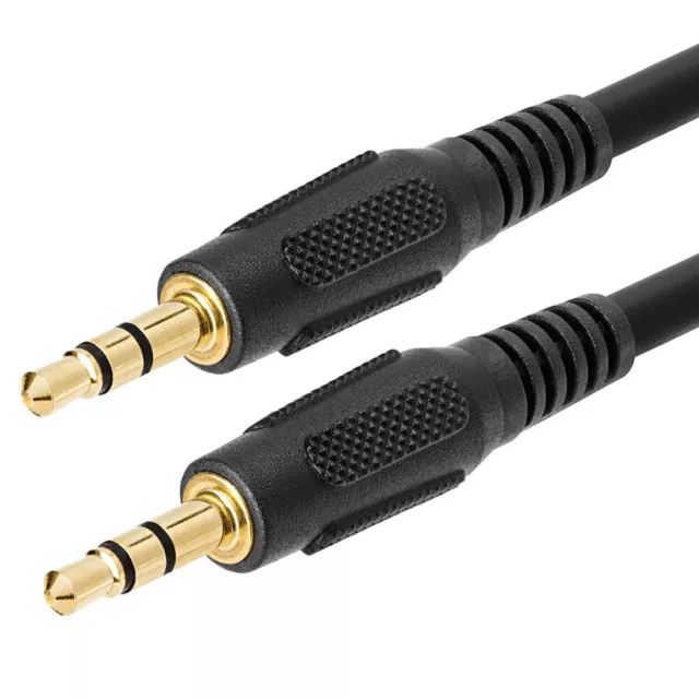 Headphone 3.5mm Aux Cable Audio Lead Jack Stereo PC Car Male to Male 0.3m to 10m