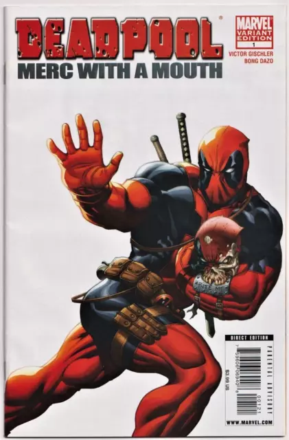 Deadpool Merc With A Mouth #1 Ed Mcguinness Retail Variant 1St App 2009 Marvel