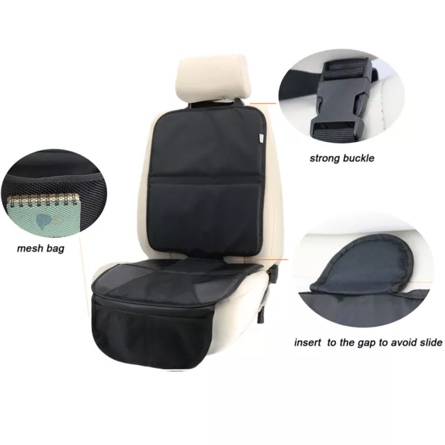 UK Waterproof Car Seat Protector Non-Slip Child Safety Mat Cushion Cover