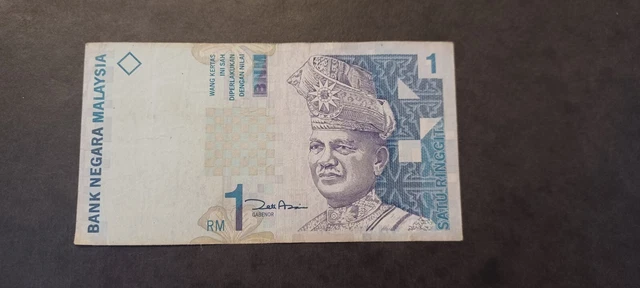 Malaysia 1 RM banknote Avg Cnd Ref:A084
