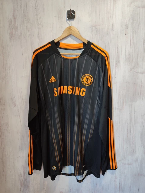 FC Chelsea London 2010 2011 away Sz 2XL shirt jersey football soccer kit XXL L/S
