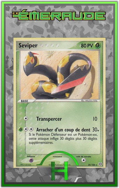 Seviper - EX:Emerald - 20/106 - French Pokemon Card