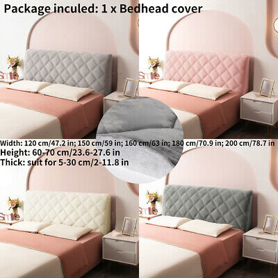 Copri Testata Letto Fodera Antipolvere Protezione Copripiumino Copertura 4 Cm Addensato Schienale Anti-collisione Cuscino In Tessuto Soffice Cotone Stile Europeo Soft Cover Lavabile,Pink-150 65cm 