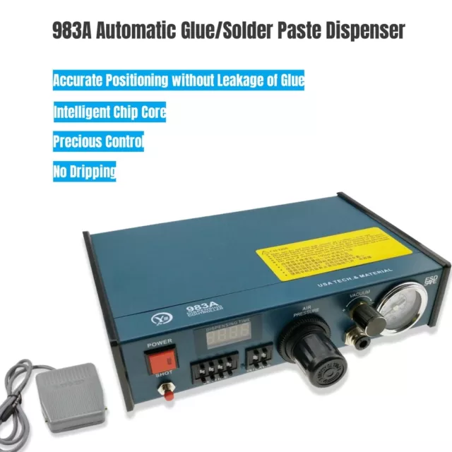 YDL-983A Digital Auto Glue Dispenser Solder Paste Liquid Controller Dropper