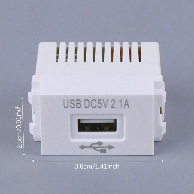 220V POWER MODULE 5V Adapter 2.1A Charging Socket Switching Plug USB £5 ...