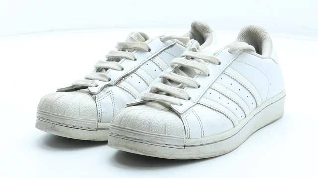 adidas Womens White Polyurethane Trainer UK EU