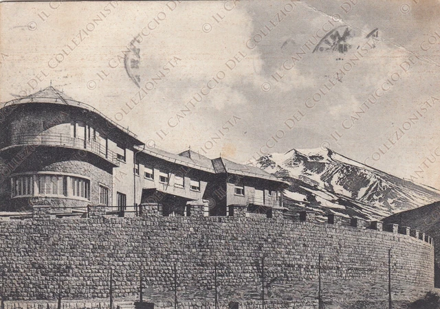 Catania Etna Grande albergo La Montagnola Cartolina