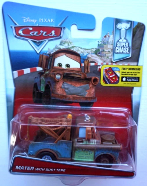 Disney Pixar Cars Mater With Duct Tape! 2015 Super Chase Brand New Sealed Rare