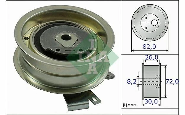 INA Galet tendeur pour VOLKSWAGEN GOLF 531 0203 20 - Pièces Auto Mister Auto
