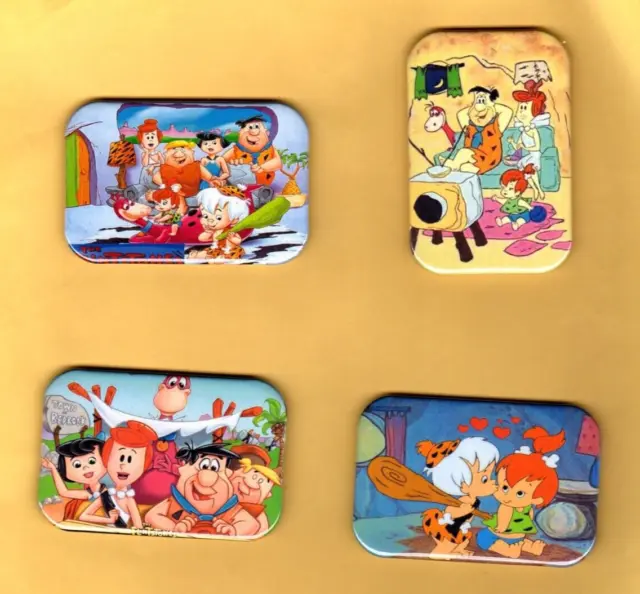 The Flintstones   4 Refrigerator Magnet  2" X 3"  With Rounded Corner