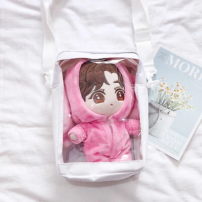Cute Lolita Girl Itabag Clear Canvas Transparency Handbag Shoulder Bag Crossbody